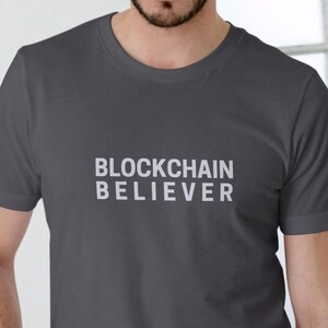 Blockchain Believer T-Shirt - Cotton Crypto Tee for Satoshi Fans and Traders