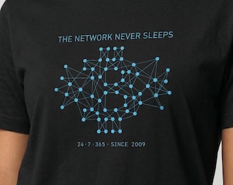 Bitcoin Network T-Shirt: Blockchain Tech Tee Since 2009 - Gift for Traders
