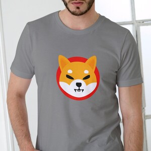 Camiseta Shiba Inu Crypto Token, camiseta de algodão unissex Blockchain Trader, presente ideal para entusiastas de criptomoedas e nerds de negociação