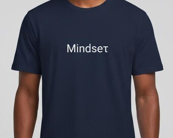 Mindset Greek Letter Crewneck Unisex Cotton T-Shirt - Gift for Traders - 6 Colors Available
