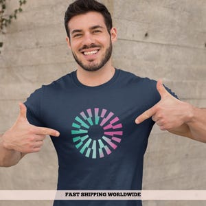 Mantle MNT Kryptotoken T-Shirt, Baumwolle Unisex Blockketten-T-Shirt, Perfekt für Ethereum-Kryptogeld-Fans und Technologie-Nerds