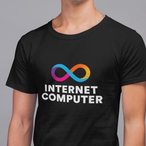 Crypto-T-shirt Internet Computer (ICP): zacht katoenen blockchain-T-shirt