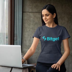 Bitget Krypto-Token-T-Shirt, Baumwolle Unisex-Blockchain-T-Shirt, perfektes Geschenk für Kryptogeld-Enthusiasten und Technologie-Nerds