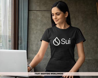 SUI Crypto Token T-Shirt: Unisex Cotton Blockchain Tee