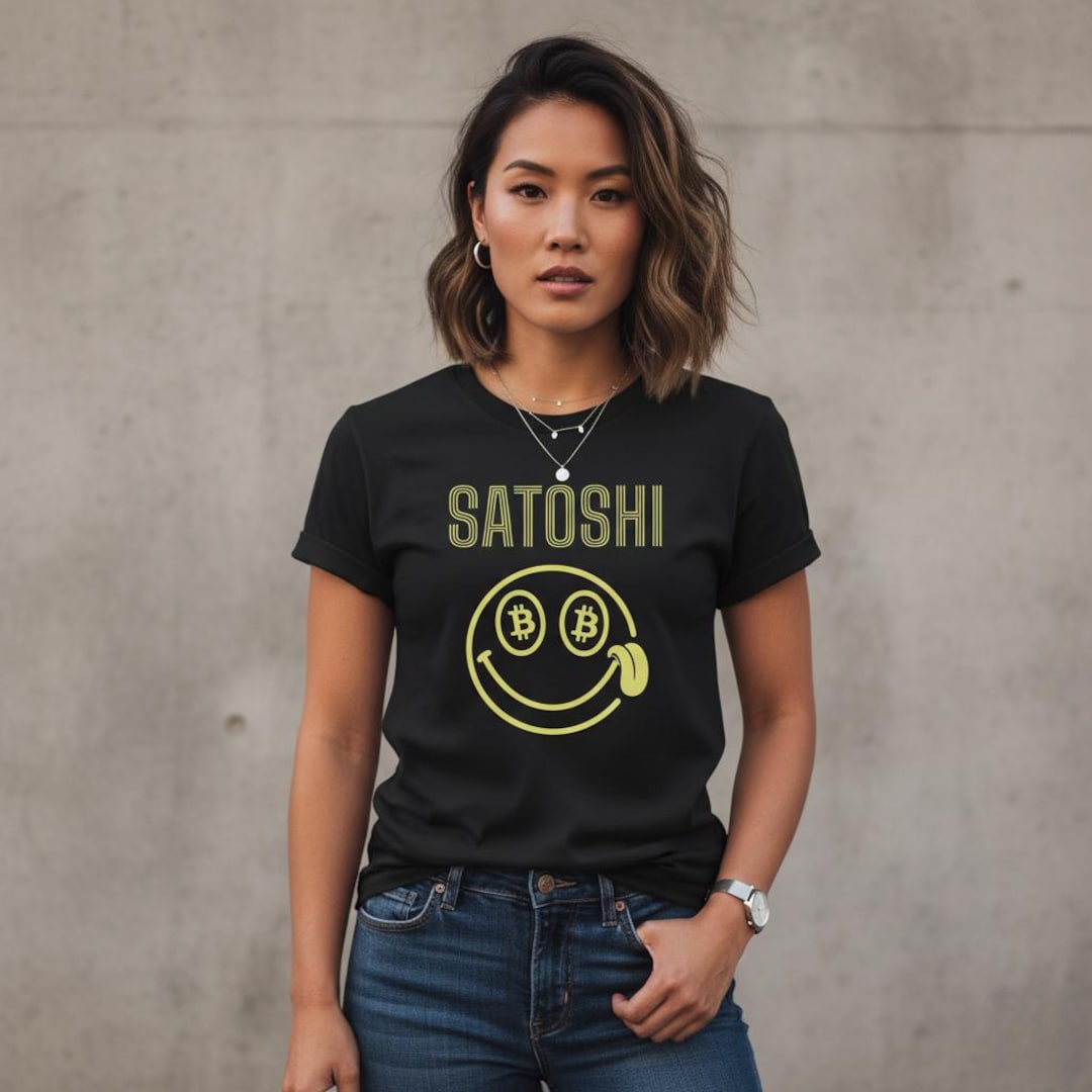 Bitcoin Japan ロゴ Tシャツ ブラック Lサイズ Funny Satoshi Nakamoto Bitcoin Unisex Cotton Black T-shirt