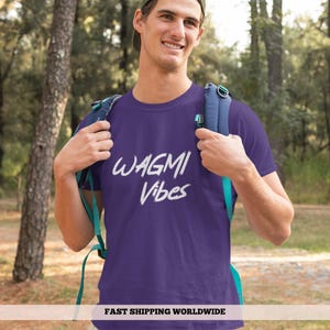 WAGMI Vibes Motivations-T-Shirt, weiche Baumwolle Unisex Positives Denken T-Shirt, Geschenk für Krypto-, Forex- und Blockkettenhändler