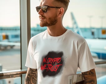 暗号通貨を信頼するTシャツ：モチベーションを高めるブロックチェーンTシャツ
