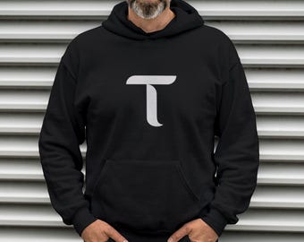 Moletom com capuz TAO Crypto Coin: Moda tecnológica unissex em mistura de algodão