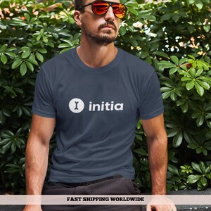 Camiseta Initia INIT Crypto Token, camiseta de algodão macio Blockchain disponível em 8 cores, perfeita para entusiastas de criptomoedas e nerds de tecnologia