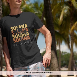 Camiseta de verão Solana SOL Crypto Token, camiseta de algodão unissex com blockchain, 8 cores vibrantes, presente perfeito para amantes de criptomoedas e altcoins