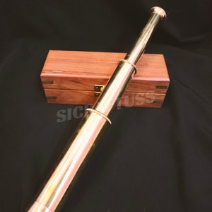 Personalized Working Telescope, Engraved Telescope, Pirates Spyglass, Boating Gift, Graduation Gifts , Anniversary Gift For Husband,