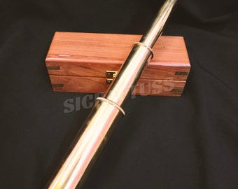 Personalized Working Telescope, Engraved Telescope, Pirates Spyglass, Boating Gift, Graduation Gifts , Anniversary Gift For Husband,