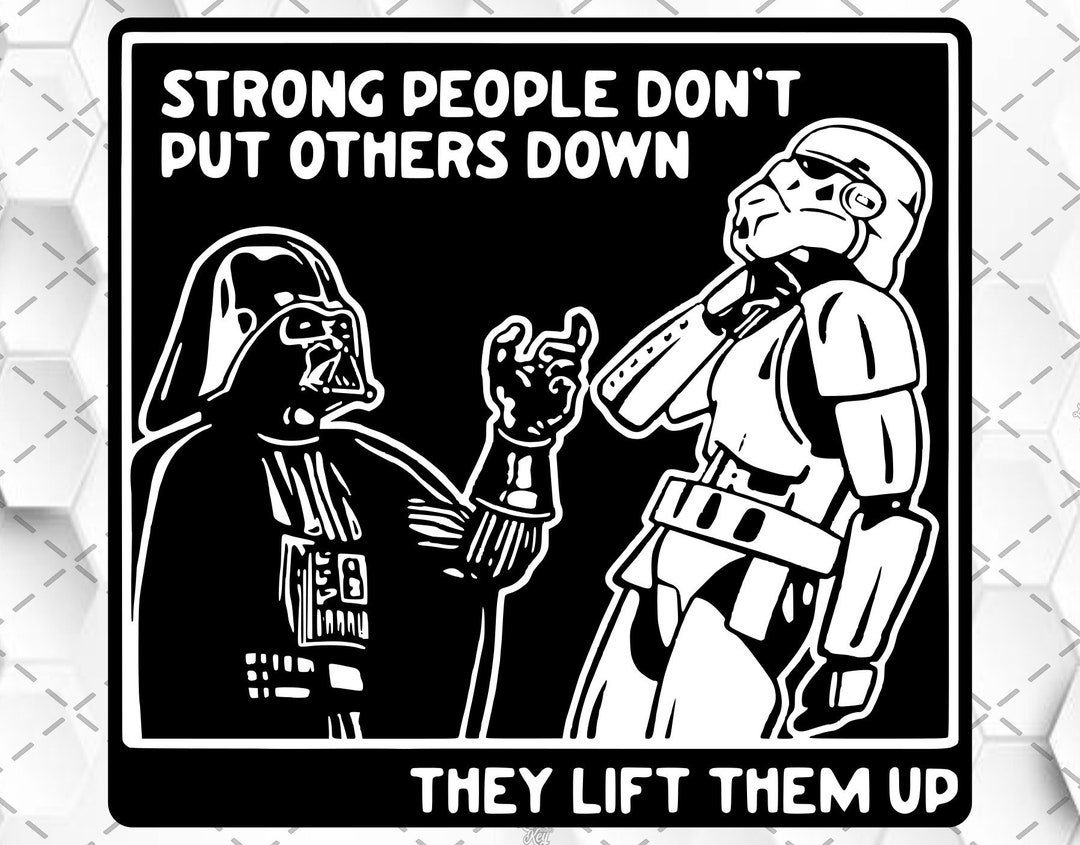 Darth Vader Lift Them up SVG Files Instant Digital Etsy