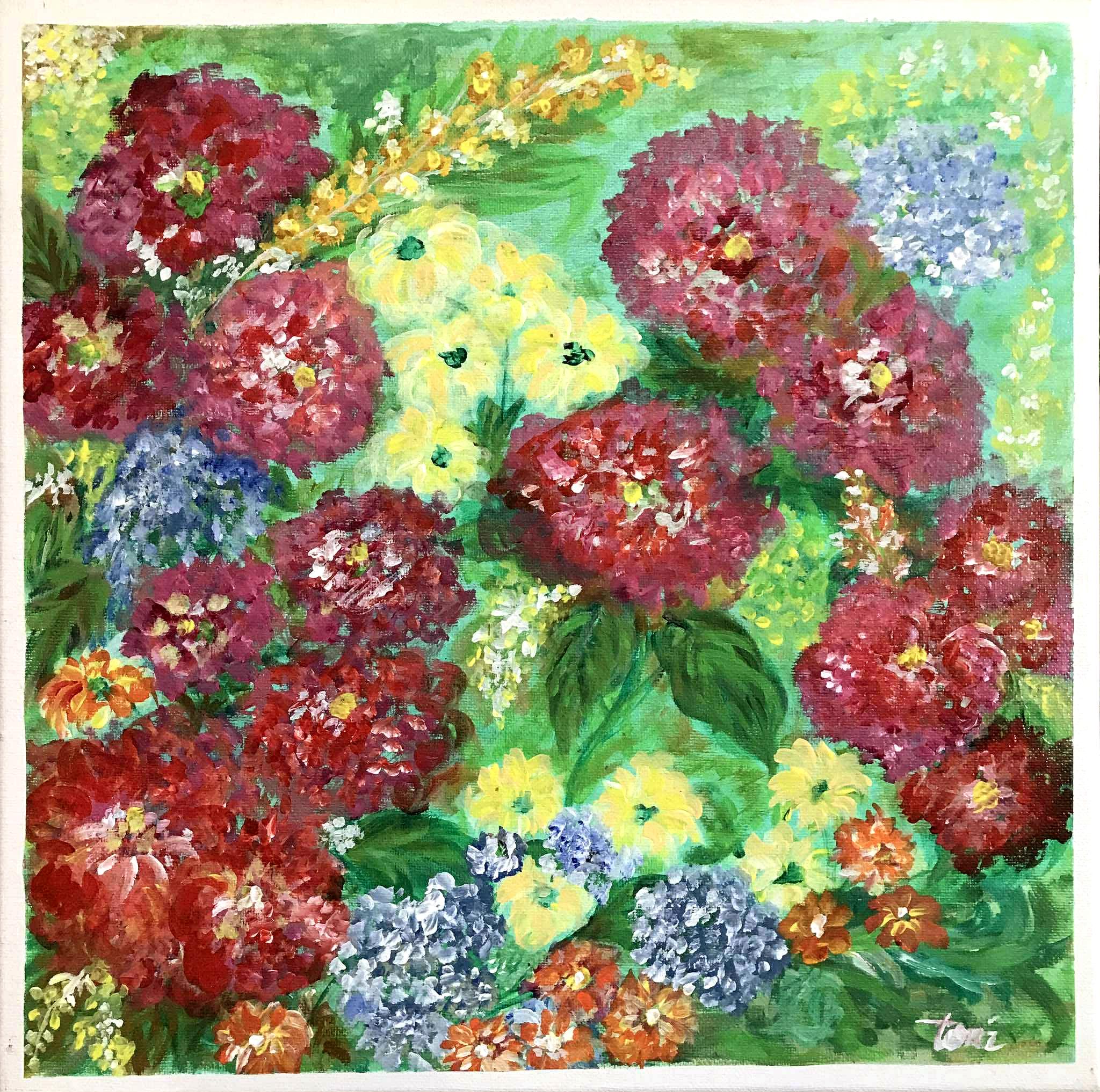 マジェスティック・ブルームズ：キャンバスに描かれたオリジナルの