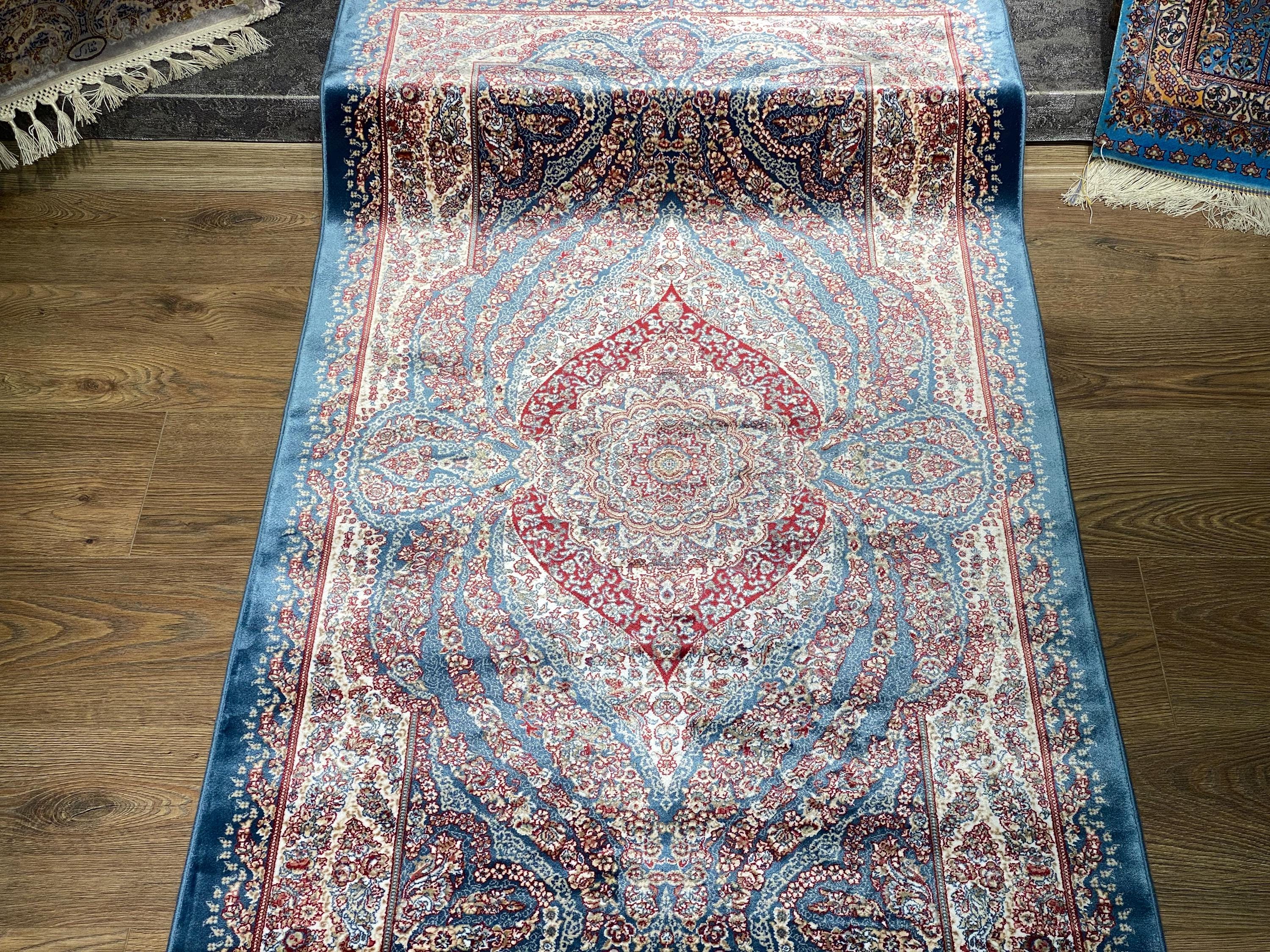 Super Soft Blue Silk Rug,3x5 Soft Area Rug,turkish Carpet,traditional ...