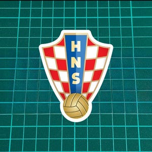 Croatia Fan Sticker | Outdoor 3"-8" Decal for Car, Helmet, Laptop | Ships from USA