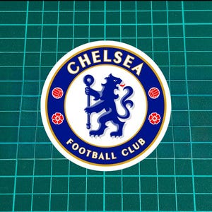 Chelsea FC Fan Sticker | Vinyl Decal for Car, Helmet, Laptop | Waterproof | 3&quot;-8&quot;
