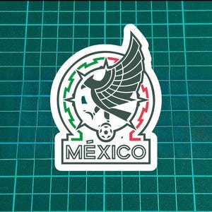 Mexico Fan Sticker | Outdoor 3&quot;-8&quot; Decal for Car, Helmet, Laptop | Ships from USA