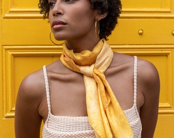 Silk Scarf for Women, Silk Hair Scarf, 39x39 inch large size