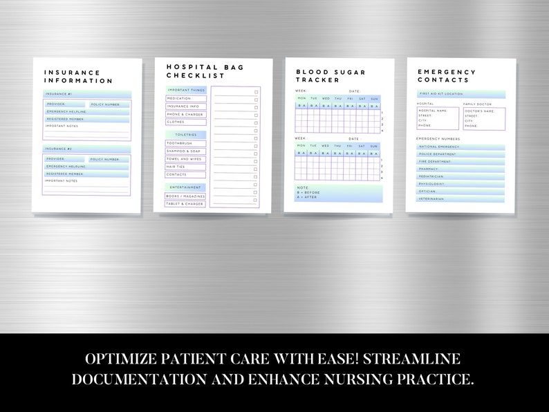 Nurse Life Planner Printable Daily Planner for Nurses Etsy