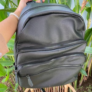 sac à dos en cuir fait main