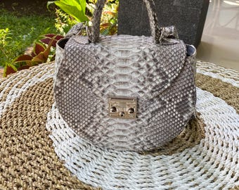 Sac en peau de phyton véritable