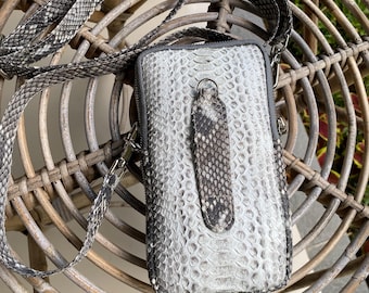 sac porté épaule pour homme en python véritable