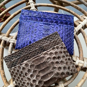 echte phyton skin-kaarthouder