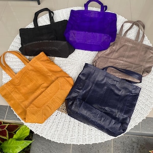 genuine python totebag