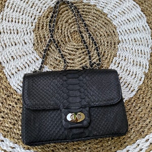 genuine phyton bag