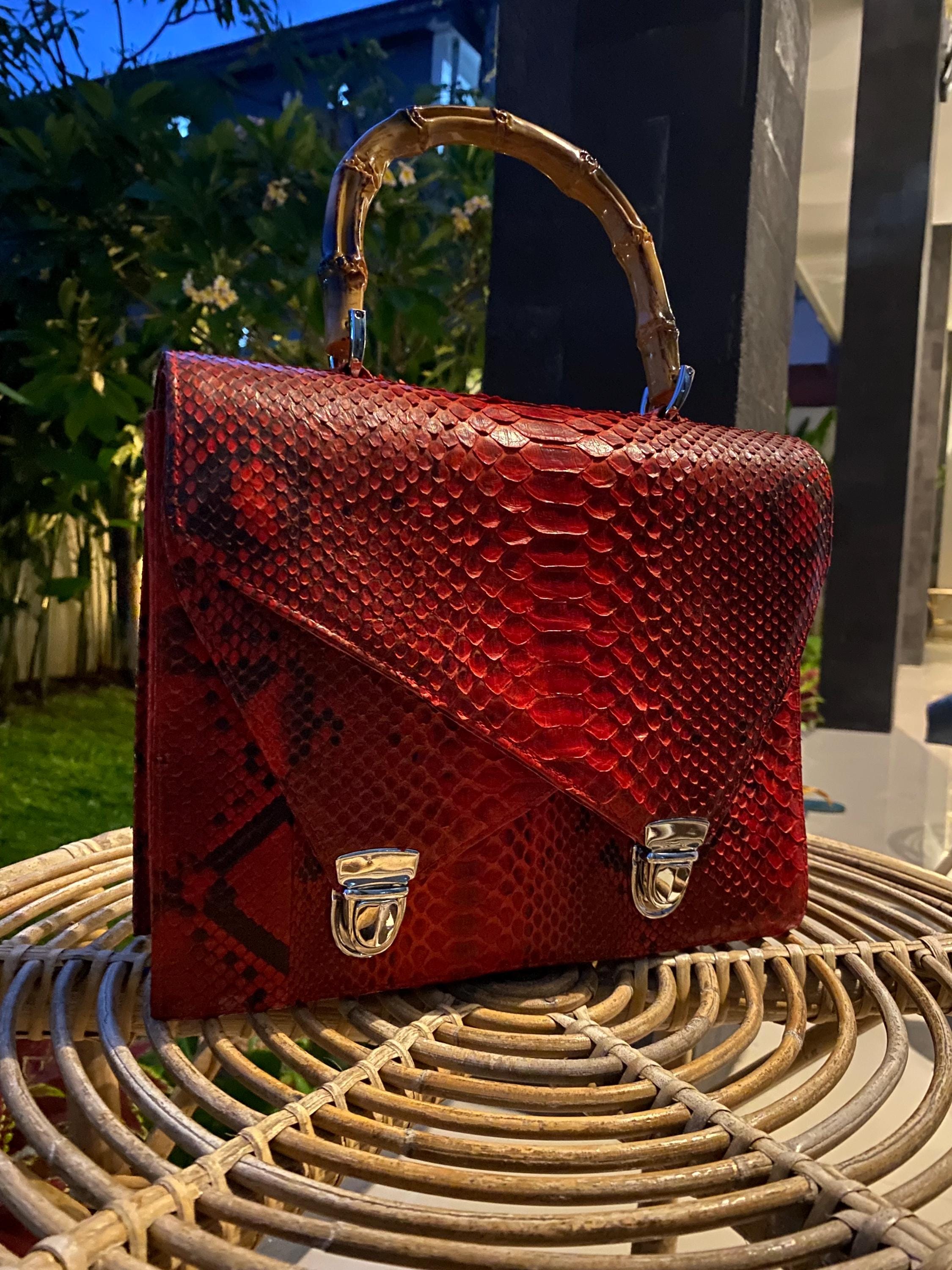 Genuine Python Bag New Style - Etsy