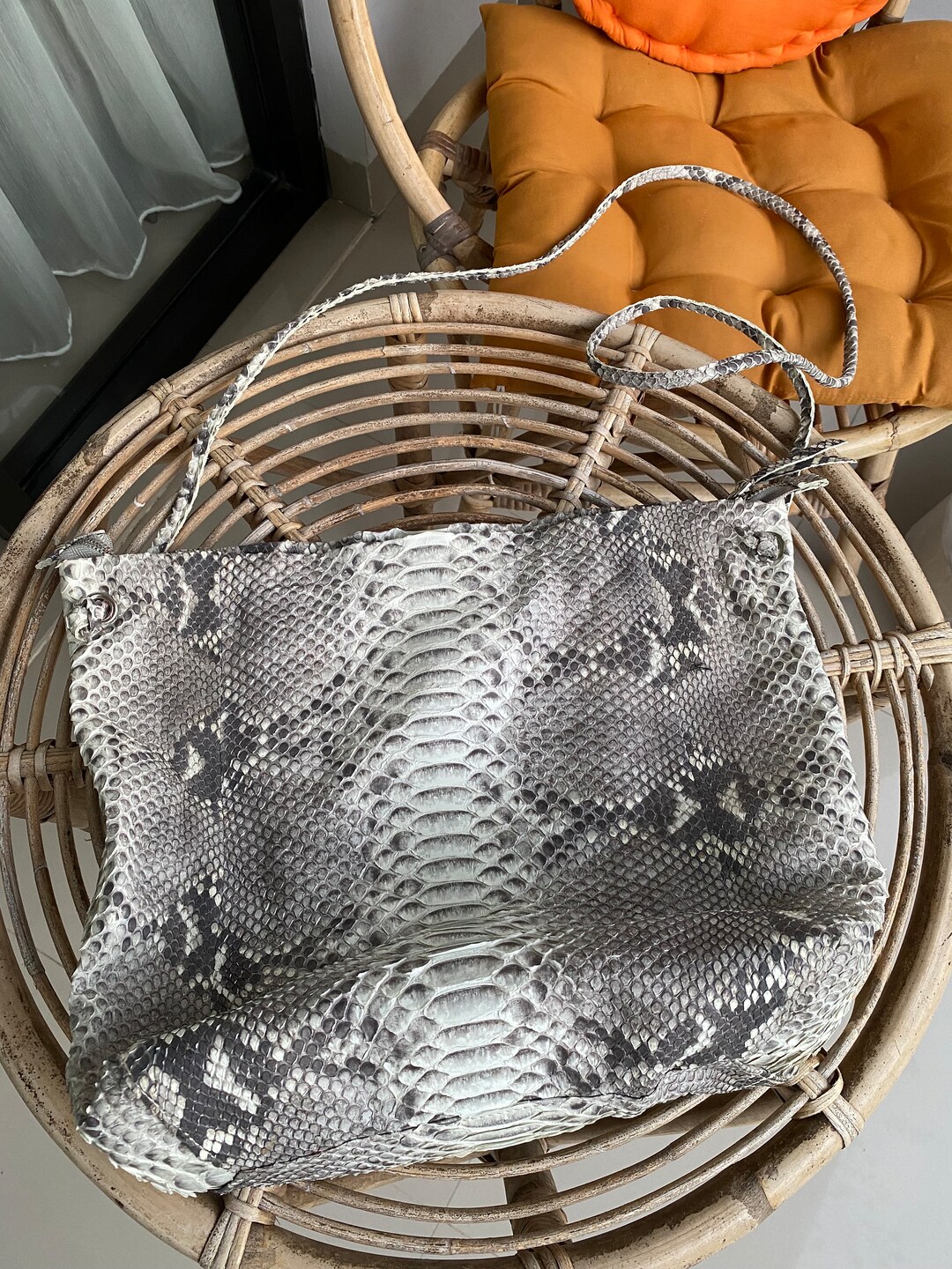 Ball Python Purse Genuine Pyhton Bag in Shoulder Bag - Etsy