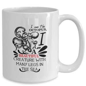 Octopus Lover’s Mug-A Cozy and Quirky Way to Enjoy Your Favorite Brew-Keep Your Coffee Hot and Fresh. Vibrant Fish Mug - Ceramic Octopus Mug