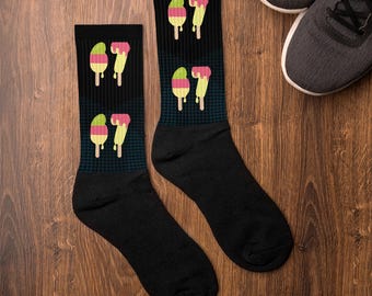 Ice Cream '67' Meme Socken - Viraler Internet Humor