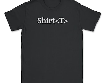 Shirt T Generischer Grafiktyp im lustigen Java-Programmierdesign Unisex-T-Shirt