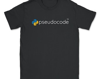 Camiseta unissex divertida de programação Python - Python Pseudocódigo Ciência de Dados