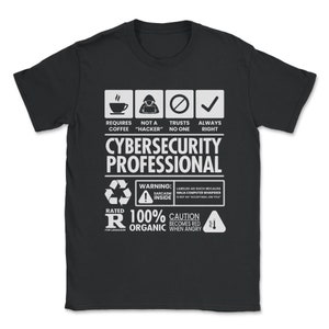 Cybersicherheits-Spezialist Daten Unisex T-Shirt