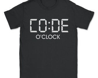 Camiseta unisex con diseño de codificación e impresión de productos informáticos para programadores