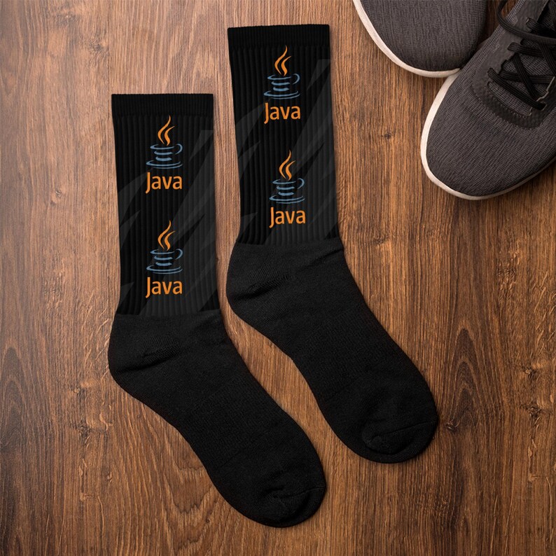 Javascript Logo Programming Programmer Geek Socks