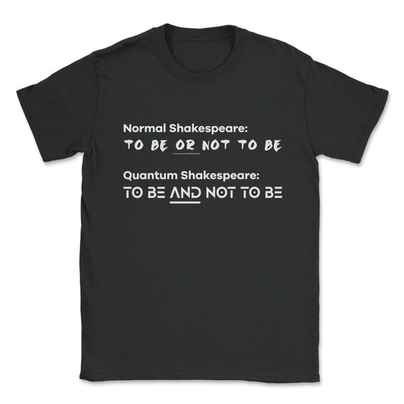 Funny Quantum Physics Quantum Computing Schrodinger Cat Gift design Unisex T-Shirt