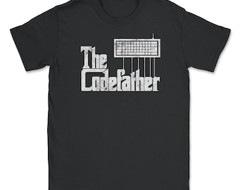 Funny programmer design The Codefather graphic vintage Unisex T-Shirt