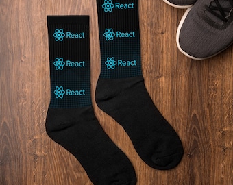 React Logo Web Designer Web Developer Socks