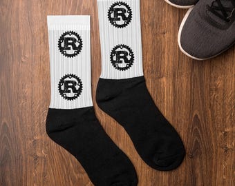 Rust Programming Language design distressed Socks