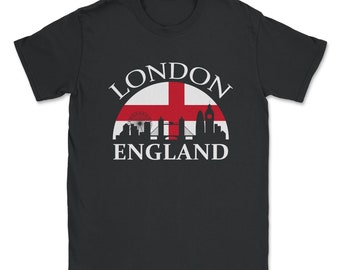 London England Flag Capital United Kingdom Londoner Tourists Unisex T-Shirt
