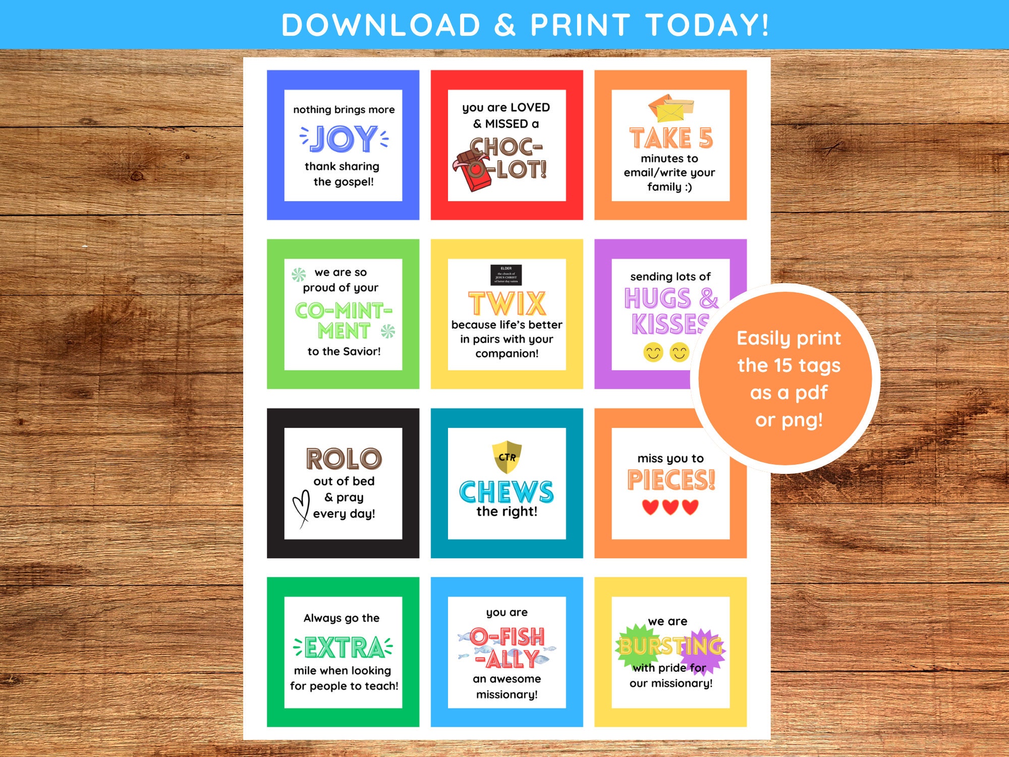 LDS Missionary Care Package Missionary Printables Candy Printables Mormon Missionary Treat Printables LDS Mission Gift Candy Puns - Etsy lds-missionary-care-package-missionary-printables-candy-printables-mormon-missionary-treat-printables-lds-mission-gift-candy-puns-etsy