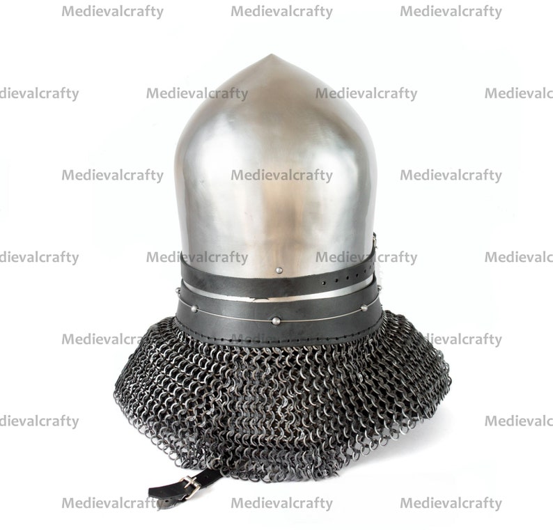 16G Medieval German Clapvisor Hundsgugel Helmet Medieval