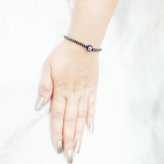 Buy Silver & Black Bracelets & Bangles for Women by Darshraj Online |  Ajio.com