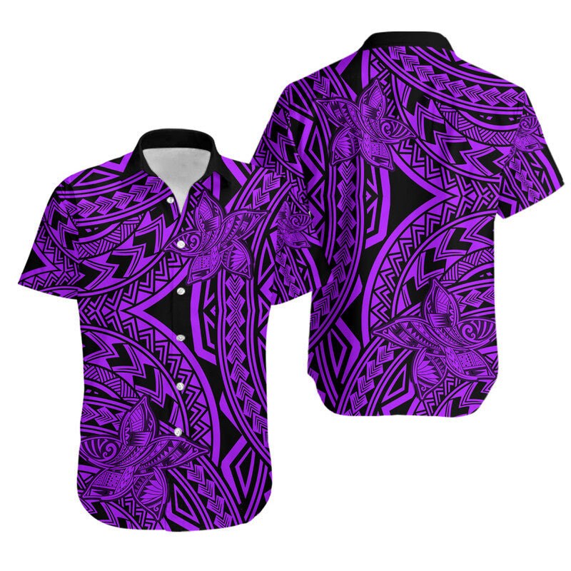 Discover Purple Hawaiian Shirt, Camisa Hawaiana Morada para Hombre Mujer