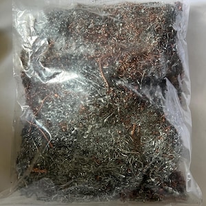 Crafting Copper Zinc Shavings - Ideal for Orgonite and DIY Projects. mixed 1.4Kg
