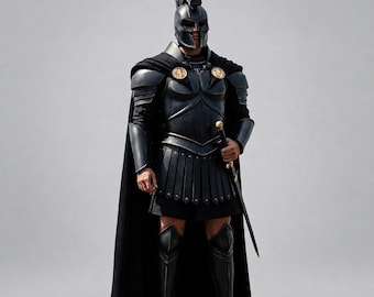 The Odyssey Helmet, Roman Centurion Armor Costume, Handmade Agamemnon Inspired Greek Warrior Armor With Real Spine Bone Medieval Armor